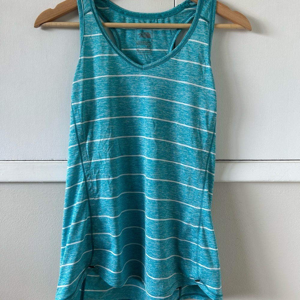 The North Face Blue Tank Top Relaxed Fit